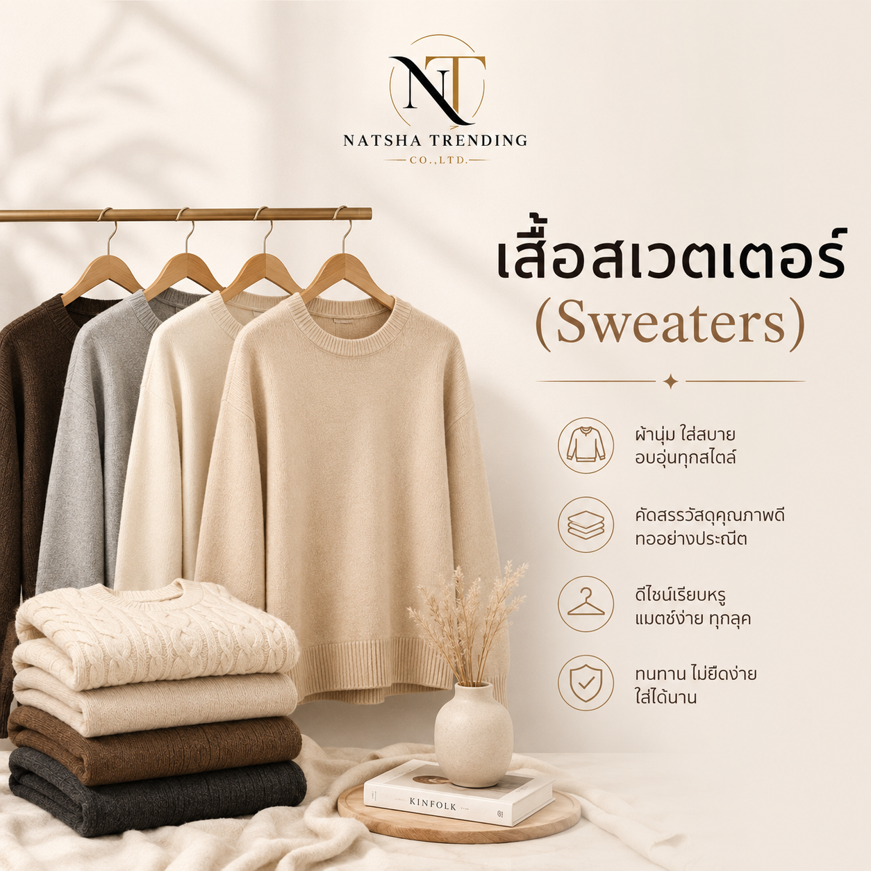 เสื้อสเวตเตอร์ (Sweaters)