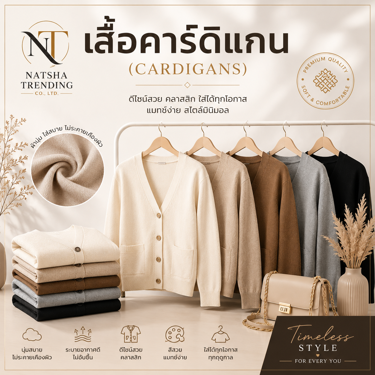 เสื้อคาร์ดิแกน (Cardigans)